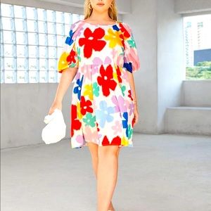 Floral Babydoll Dress